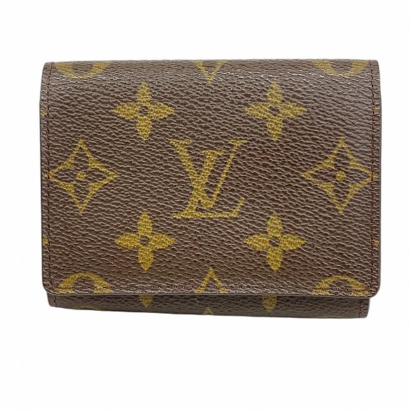Louis Vuitton Monogram Envelope Carte de Visite Business Card Case M62920 Bro... - Picture 1 of 8